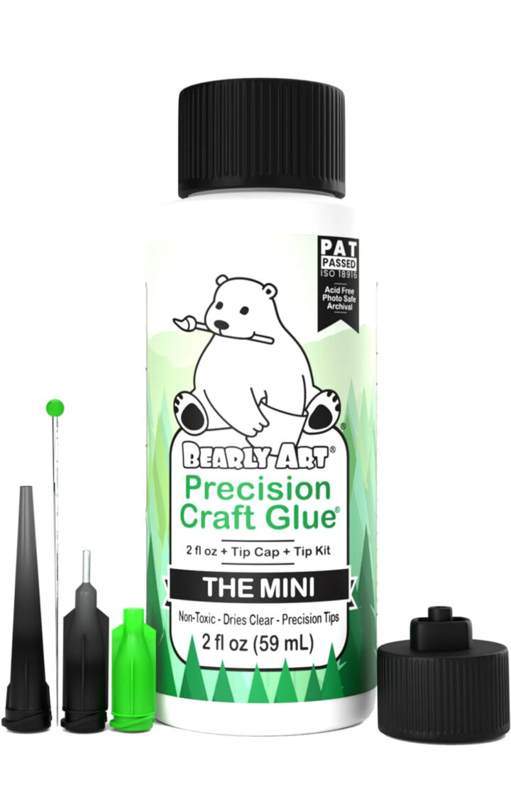 Cardstock Glue – Bearly Art Precision Craft Glue